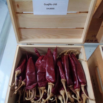 Glatte und Lederige Guajillo-Peppern 10-15 cm Rote Paprika 25 kg