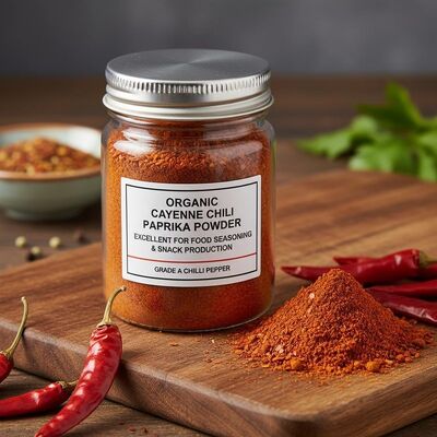 Ganze Schoten Fertig Scharfes Chilipaprikapulver Hochwirksame Gewürzzutat Geeignet für Fleischwürzung Snack-Aromatisierung und Kulinarisches