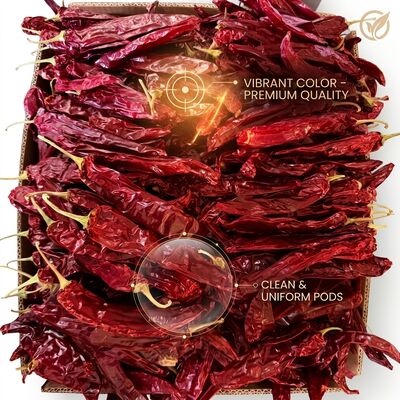 Feines getrocknetes rotes Chilipulver 80-100 Mesh natürlich sonnengetrocknet gemahlene Gewürze Exportqualität Großhandel