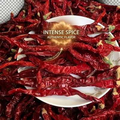 Kurze leicht getrocknete rote Chili-Pfeffer Naturgetrocknete 3-5 cm kleine Hülsen 5000-10000SHU Exportgrad Großhandel