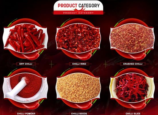 2% maximale Bruchrate Luftgetrocknete rote Kugel Chilli mit Proben und Fracht gesammelt