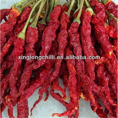 Guter Geschmack getrocknete Chili De Arbol Mild Dried Red-Paprikas SHU 5000