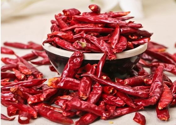 Guter Geschmack getrocknete Chili De Arbol Mild Dried Red-Paprikas SHU 5000