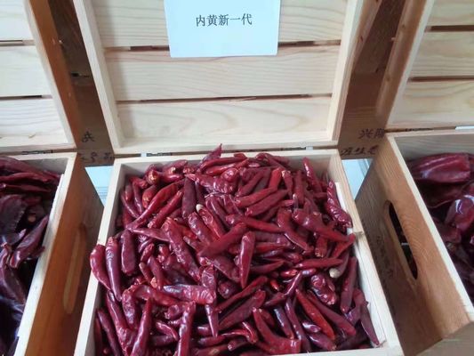 7CM trockneten lange rote SHU Dehydrated Tianjin Chili ISO der Paprika-50000