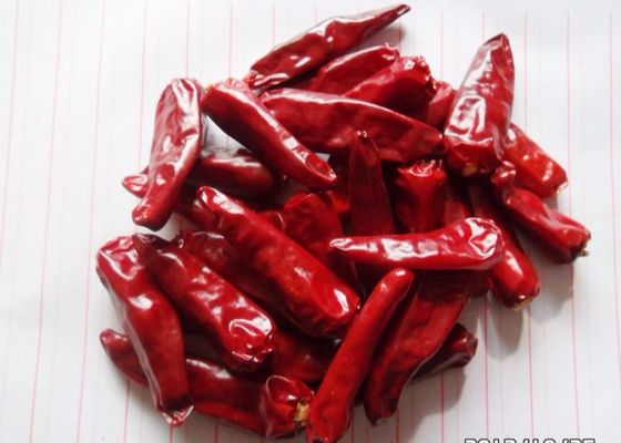 8000 scharfe entwässerte Peperoni SHU Chinese Dried Chili Pepperss 7CM