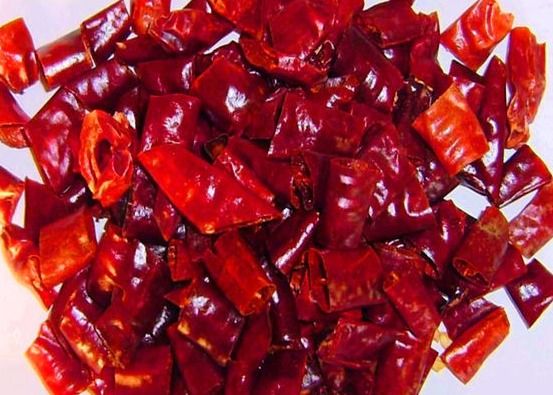 1.5CM trocknete zerquetschte Feuchtigkeit Chili Pepper Flakes des roten Pfeffer-8%