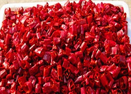 Wasserfreier Paprika Ring Pungent Crushed Dried Chili pfeffert geordnet