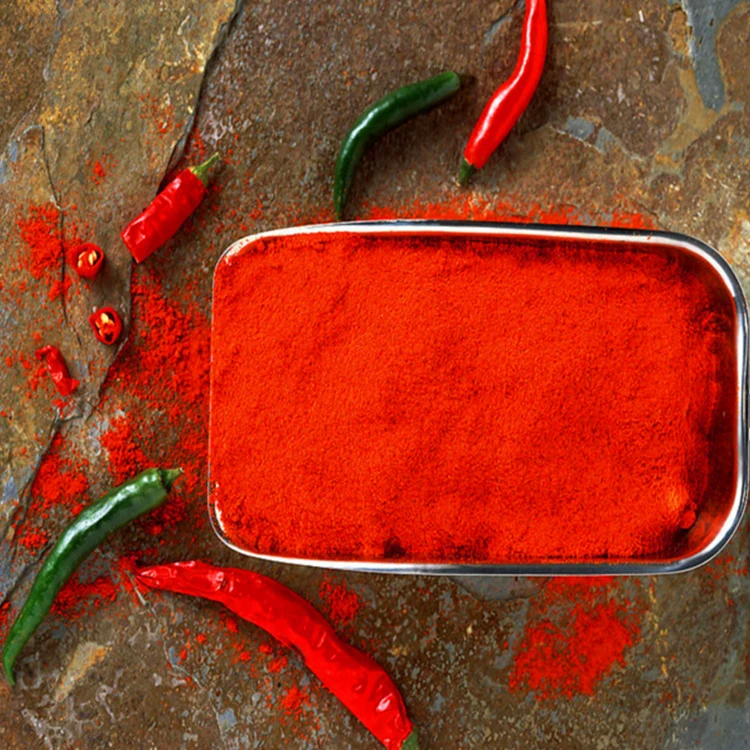 Scharfes Aroma Chilli Pfefferpulver ASTA 120 Haltbarkeit 12 Monate Lagerart Trockener und kühler Ort